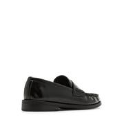 Madden Girl Women's Prep Slide On Loafer with Pleated Toe
