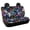 Colorful Butterfly Print, variant on Psesaysky Pink Cherry Blossom Rear Bench Seat Covers for SUV, 2 Piece Non-Slip Car Rear Seat Covers, Durable Waterproof Back Seat Protectors for Auto