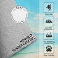thumbnail image 2 of 2x3 Rug, Beach Door Mat Washable Non Slip Soft for Entryway, Sea Ocean Marine Rug, Nature Landscape Carpet, Beach Home Decor & Gifts, 2 of 7