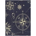 thumbnail image 5 of Balta Rozalie Nautical Compass Indoor/Outdoor Area Rug 5'3" x 7' - Navy Blue, 5 of 5