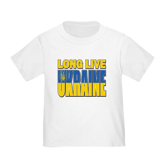 CafePress - Long Live Ukraine Toddler T Shirt - Cute Toddler T-Shirt, 100% Cotton