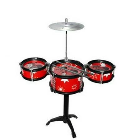 TureClos Girls Boys Practice Exercise Toy Drum Set Children Percussion Instrument Musical Early Childhood Toys (Best Way To Practice Drums)
