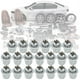 thumbnail image 2 of Tuerca de neumático, 1,18x1,5 pulgadas de alta resistencia 20 unids/set 11mm tuerca de rueda de rosca interior de acero para reemplazo de coche para Avalon Camry 2001-2016 LHCER Descripción de la referencia, 2 of 8