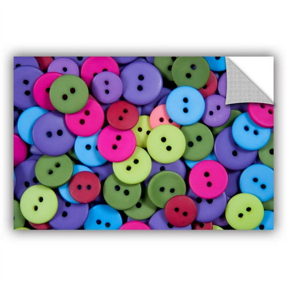 ArtAppealz Dan Holm "Buttons" Removable Wall Art