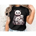 thumbnail image 2 of Cute Panda Bear and Cubs Family Mom Mother Gift Women Wife T-Shirt Mom Mama Panda Bear Cubs Birthday Holiday Present Men Women Kids Tshirt, 2 of 10