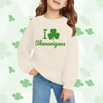 thumbnail image 2 of XQYLOS Cute Irish Pullover Sweatshirt for Toddler Kids Boys Girls St.𝖯atrick Festival Holiday Shirt Long Sleeve Crewneck Tops, 2 of 5