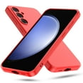 thumbnail image 5 of Elegant Choise Phone Case with 3 Pcs Screen Protector for Samsung Galaxy S23 FE 5G Liquid Silicone Protective Phone Cover, Red, 5 of 18