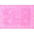 thumbnail image 1 of Ahgly Company Indoor Rectangle Oriental Pink Traditional Area Rugs, 7' x 10', 1 of 4
