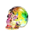 thumbnail image 5 of Dserhfy Clear Colorful Skull Figurine Life Size Skull Statue Sculpture Home Office Desktop Bookshelf Decoration Ornament Halloween Festival Gift, 5 of 8