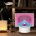 thumbnail image 6 of Fotbe Pink Shark Pool Fantasy Pattern Acrylic Night Light Gift with 3 Color ModesTouch-Sensitive LED Lamp Perfect Gift for Mother's Day, Birthday, or Christmas, 6 of 9