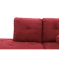 thumbnail image 6 of Ainehome Furniture 97"w Sectional Sofa SET, L Shaped Living Room Furniture, Right Hand Facing - Wine Red, 6 of 8