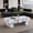 Rectangle-marble, variant on BFJDM 46" Modern Coffee Table for Living Room, Rectangle Wood Coffee Table with Storage, Walnut Wood Grain, Sturdy Thick Legs, Center Table for Small Spaces