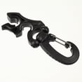 thumbnail image 3 of Naiovety Clips de abrazadera de tubería Ganchos BC Fácil de usar Abrazaderas reguladoras de alta flexibilidad Soporte de manguera Snorkel Natación Surf Deportes acuáticos Negro Naiovety OD030411-01B, 3 of 6