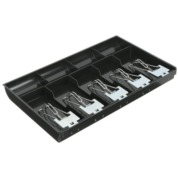 unbranded Cash Register Insert Tray Drawer under Counter Money Organizer for Child Black