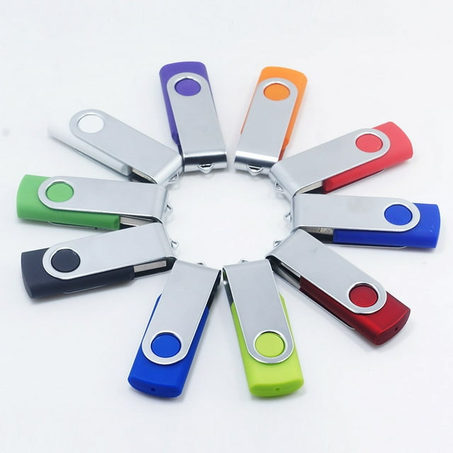 Unidad USB giratoria de regalo, unidad USB de uso dual para computadora de negocios, unidad USB de gran capacidad, unidad USB de 64 g económica