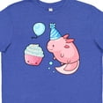 thumbnail image 4 of Inktastic Cute Axolotl Birthday with Cupcake Youth T-Shirt, 4 of 5