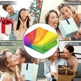 thumbnail image 5 of Wearable Blanket,Rainbow Tie Dye Spiral Pattern Hooded Wearable Flannel Blanket for Adults & Teens,Winter Poncho Shawl Wrap Cape Cozy Anti-Pill,60"x80", 5 of 5