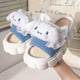 thumbnail image 1 of Sanrio Cinnamoroll Hello Kitty Kuromi Zapatillas de casa para mujer, sandalias de moda Kawaii Y2k, zapatos transpirables de Anime de dibujos animados, 1 of 4