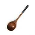 thumbnail image 4 of Long Handled Wooden Soup Spoon Bamboo Wood Kitchen Utensil BEST Cooking P0R1, 4 of 9