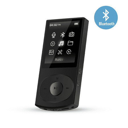 Agptek 8gb Bluetooth 4 0 Mp3 Player Metal Casing Lossless Music