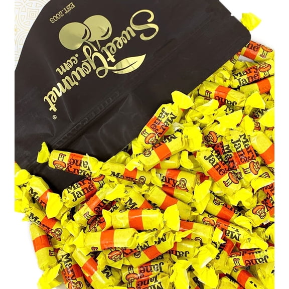 SweetGourmet Mary Jane Taffy | Old-Fashioned Bulk Candy Twist Wrap | 2 Pounds