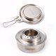 thumbnail image 1 of Estufa de alcohol de acero inoxidable para exteriores, 120 ml, mini estufa para mochileros con, 1 of 8