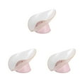 thumbnail image 3 of facefd 1/2/3/5 TureClos Storage Box Sucking Container Leaf-shaped Draining Organizer for Kitchen Bathroom light pink 3PCS, 3 of 6