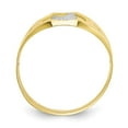 thumbnail image 2 of 10k Yellow Gold Ring Mens & Rhodium Men's Eagle, 2 of 6