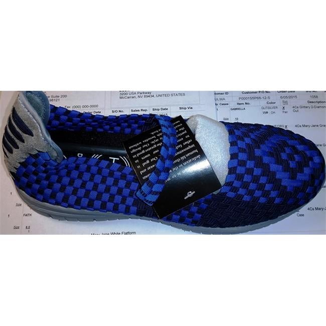 Heal USA Cali Shoe, Navy Blue & Ocean Blue - Comfort Size 10 Heal USA Cali Shoe, Navy Blue & Ocean Blue - Comfort Size 10