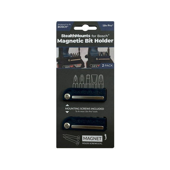 StealthMounts Bit Holder for Bosch Blue 2 Pack