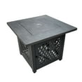 thumbnail image 3 of Endless Summer Charles 30" Square Outdoor UV Printed LP Gas Fire Pit​ Table, 3 of 8