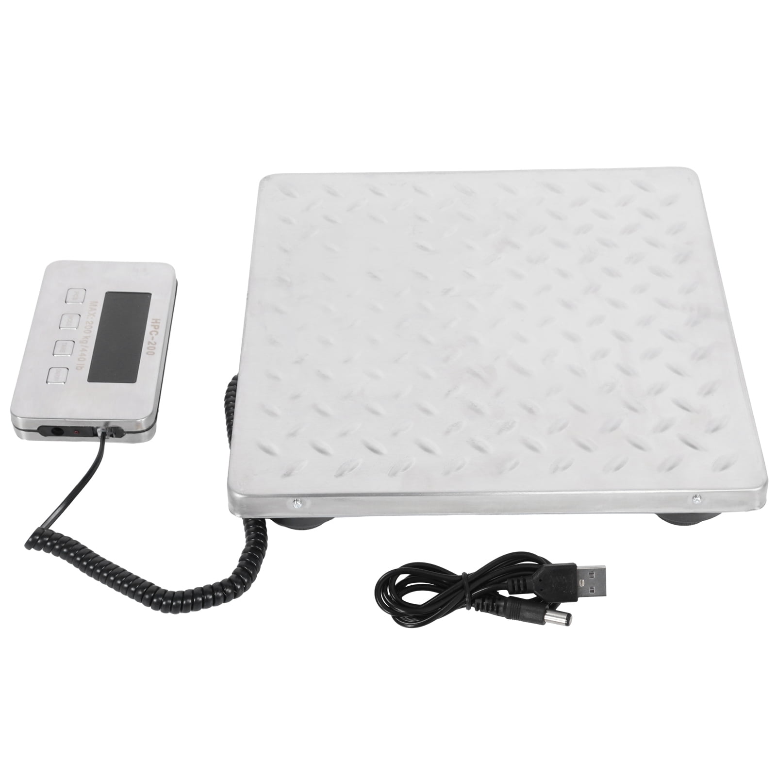 Keenso Postal Scale,Pets Scale,200kg Stainless Steel Platform Postal Shipping Scale For Busniess Office Home Warehouse Package