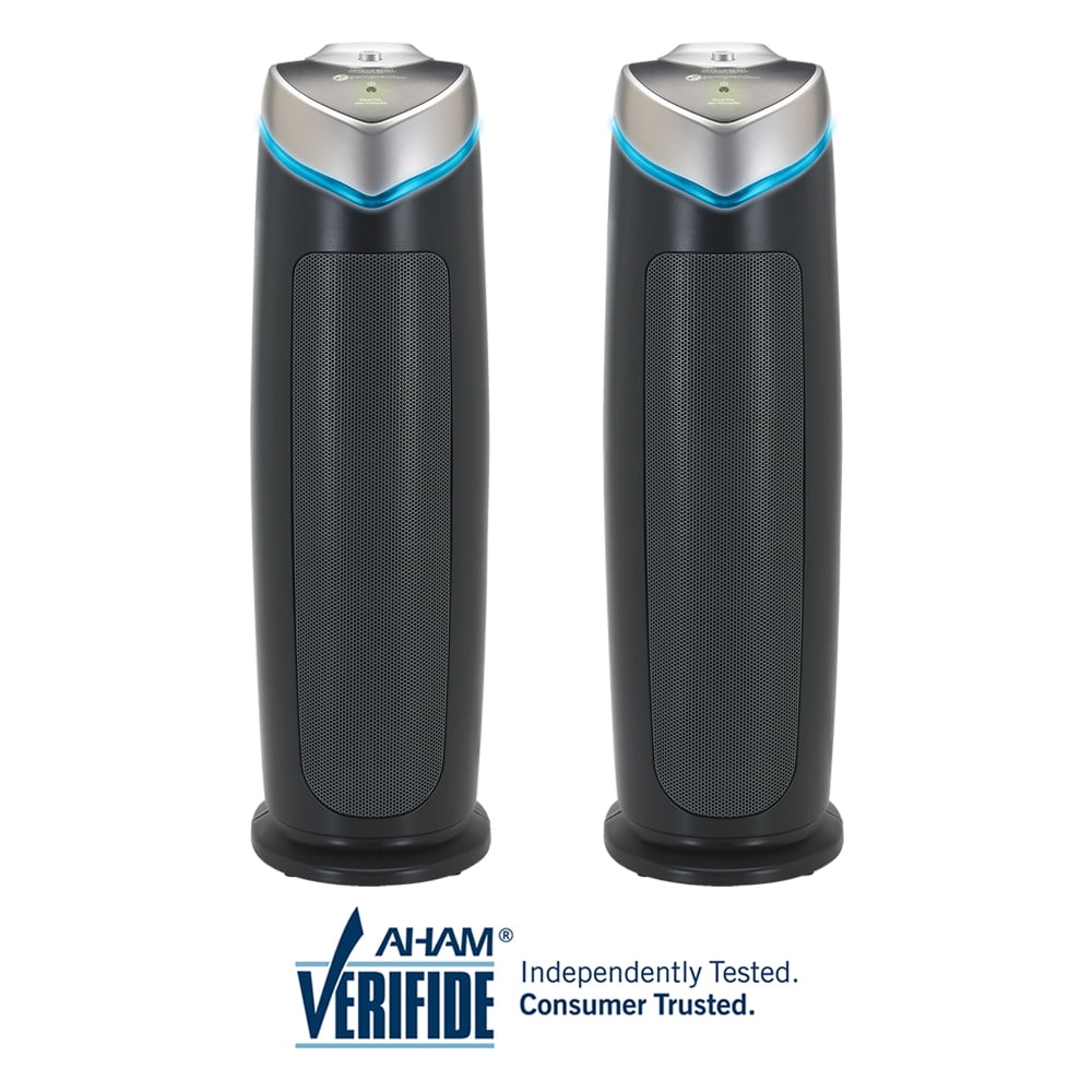 GermGuardian Air Purifier with True HEPA Filter for Homes, UVC Sanitizer, AC48252PK, 22Inch