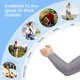 thumbnail image 5 of Un par de manguitos de seda de hielo con protección UV de secado rápido para exteriores, funda de brazo de nailon para mujer, unisex, 5 of 5
