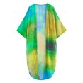 thumbnail image 1 of Mujeres Kimono Cover Ups Open Front Impreso Cardigan Beach Holiday, 1 of 8