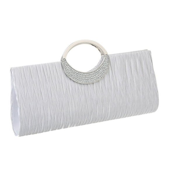 Qarigey Bolso ligero y resistente de amplia aplicación para cada ocasión, buenos regalos, bolso de mano para mujer Bolsas de mensajero y de hombro blanco