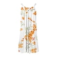 thumbnail image 5 of Pop Seller Women's Summer Sexy Suspender Dress Sleeveless Printed Dress Mini Sling Dress White S, 5 of 5