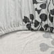thumbnail image 4 of Fundas para sillas de comedor de 4 piezas, funda elástica para silla, elástica lavable extraíble para ajuste universal(flor), 4 of 5