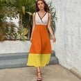 thumbnail image 3 of Candy Corn Pattern Sleeveless Dress Summer Women Clothes Dress for Pregnant Women Dresses, 3 of 9