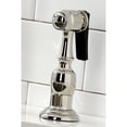 thumbnail image 3 of Kingston Brass Bridge Kitchen Faucets With Polished Nickel Finish KS1276PKLBS, 3 of 8