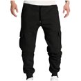 thumbnail image 2 of Pisexur Mens Sweatpants Drawstring Stretch Athletic Pants Casual Solid Color Workout Pants for Men Elastic Waist and Bottom Track Pants Plus Size Sweatpants with Pockets S-3XL, 2 of 6