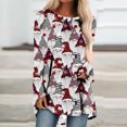 thumbnail image 2 of Blusas Navideñas Para Mujer Blusas de Manga Larga Cuello Redondo Camisa de Jersey Odeerbi  ODB184254, 2 of 5