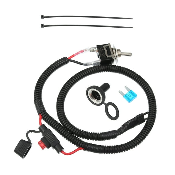 Unique Bargains 1 Set 71.7cm 28.23" Auto Switched Fuse Universal Automotive Switched Fuse Switch for Mini Fuse with Wire