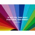 thumbnail image 3 of ArtsyQuotes 24x19 Black Modern Framed Museum Art Print Titled - Hillel Quote: If Not, 3 of 5
