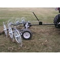 thumbnail image 1 of Yard Tuff 60” Steel Tow Behind Acreage Rake Lawn Sweeper with Pin Style Hitch, 1 of 5