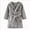 Grey 0626, variant on Toddler Boys Girls Flannel Bathrobes Kids Soft Hooded Sleepwear Cartoon Print Night-robe Kids Flannel Hooded Bathrobe 2T 3T 4T 5T 6T 7T Toddler Plush Robes With Belt,Yellow,Size 2-3T