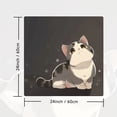 thumbnail image 5 of Dish Drying Mat, 20in×24in/24in×24in, Cute Cat Washing Machine Dust Cover Mat, Washstand Drain Mat, Washstand Cup Mat, For Kitchen Countertop, Kitchen Accessories, 5 of 7