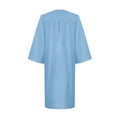 thumbnail image 2 of Shirts for Men Unisex Choir Robes for Church Baptism Officiant Confirmation Costume,Graduation Gown Pastor &judges Robe Mens T-Shirts Kagetolytai Light Blue S, 2 of 4