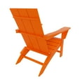thumbnail image 5 of WestinTrends Ashore All-Weather Poly Lumber Adirondack Chairs, Foldable Modern Farmhouse Design, Outdoor Patio Seating, Orange, 5 of 9
