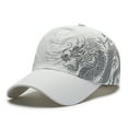 thumbnail image 5 of Mightlink Sunshade Cap Ultralight Quick Drying Chinese Style Dragon Print Baseball Hat for Outdoor, 5 of 7